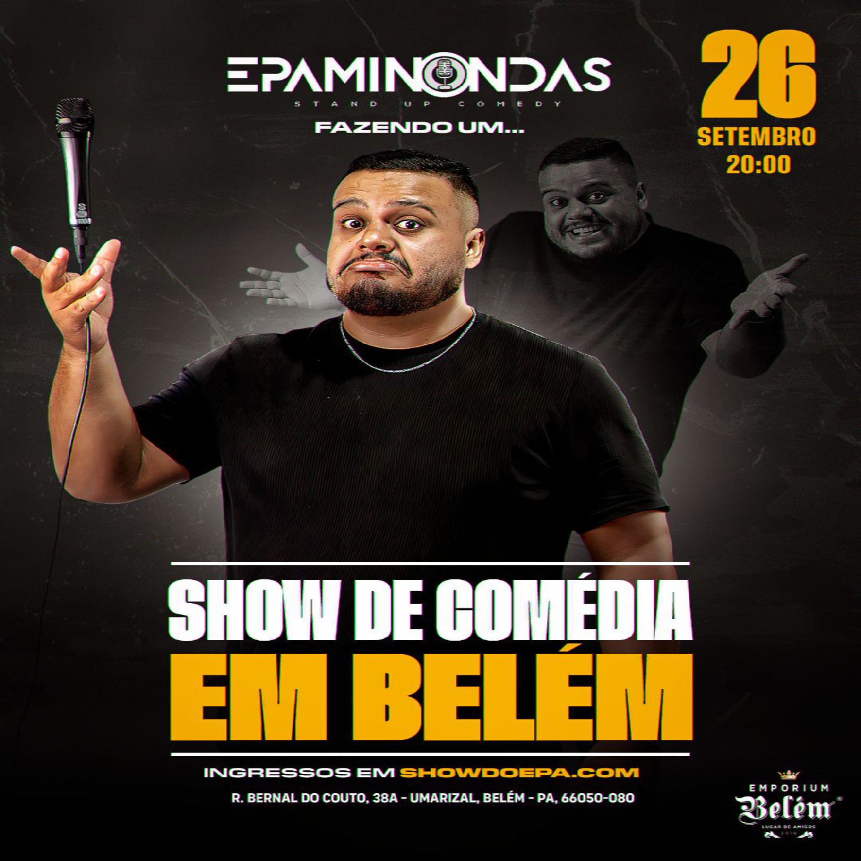 EPAMINONDAS SHOW DE COMÉDIA EM BELÉM