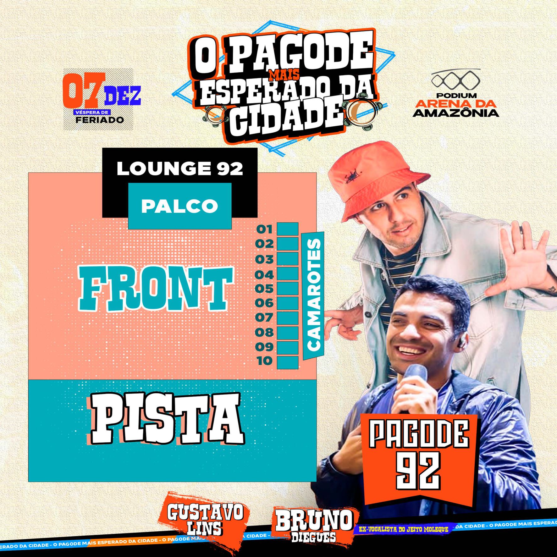 O PAGODE MAIS ESPERADO DA CIDADE