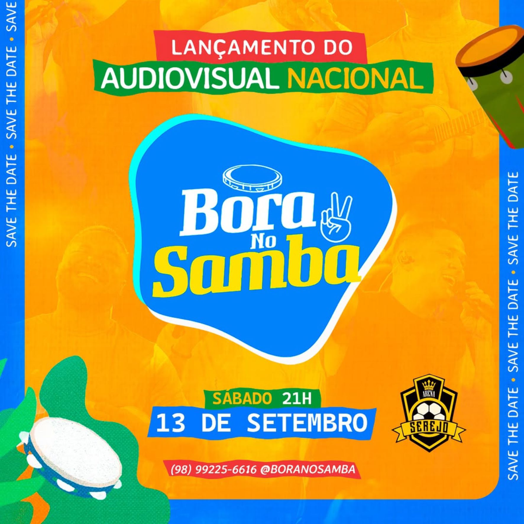 LANÇAMENTO AUDIOVISUAL BORA NO SAMBA