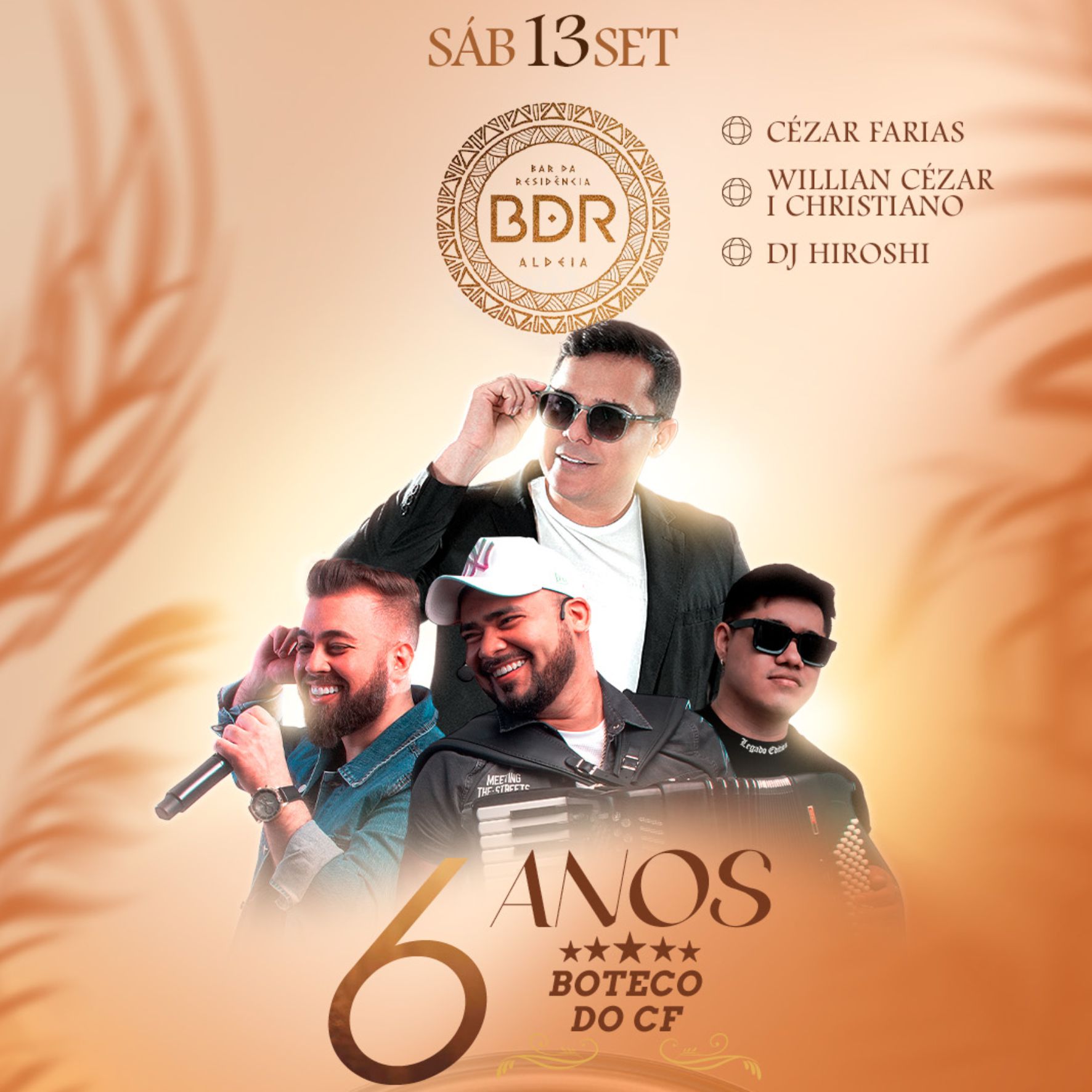 6 ANOS BOTECO  DO CF