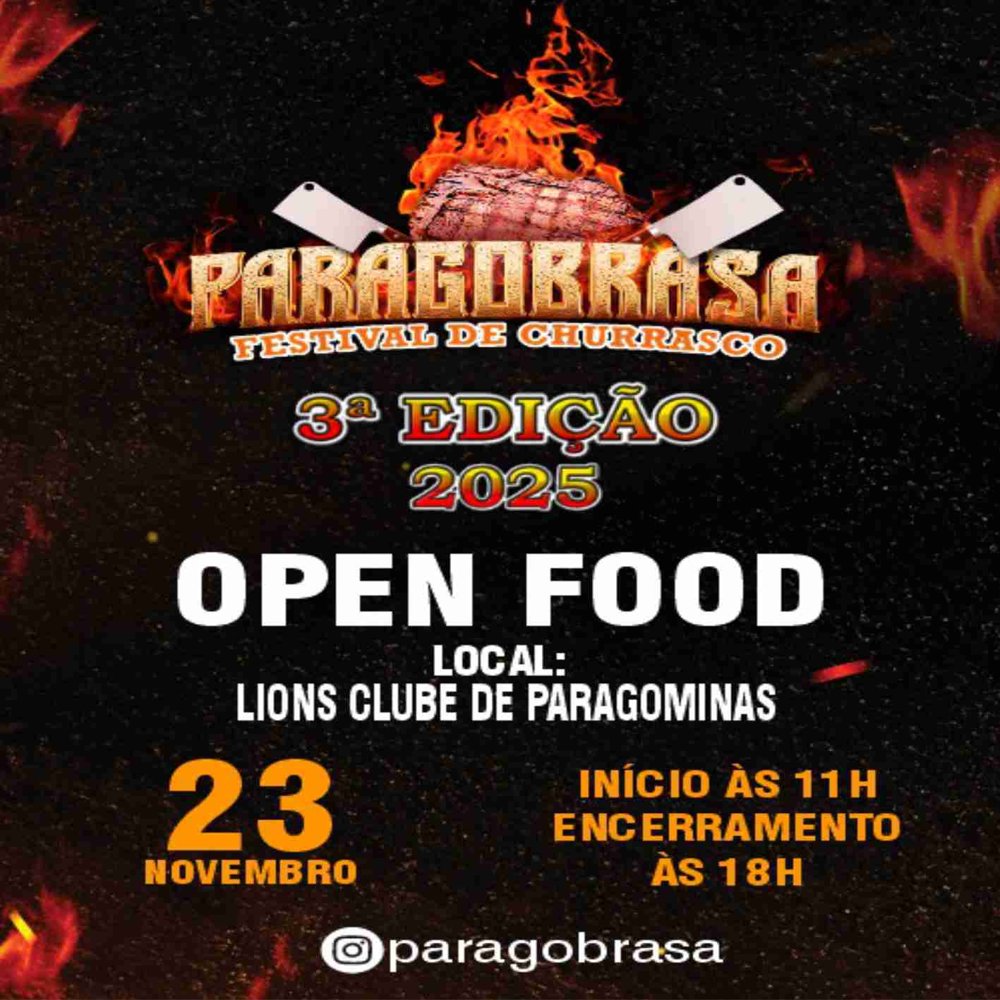 PARAGOBRASA 3º EDIÇÃO