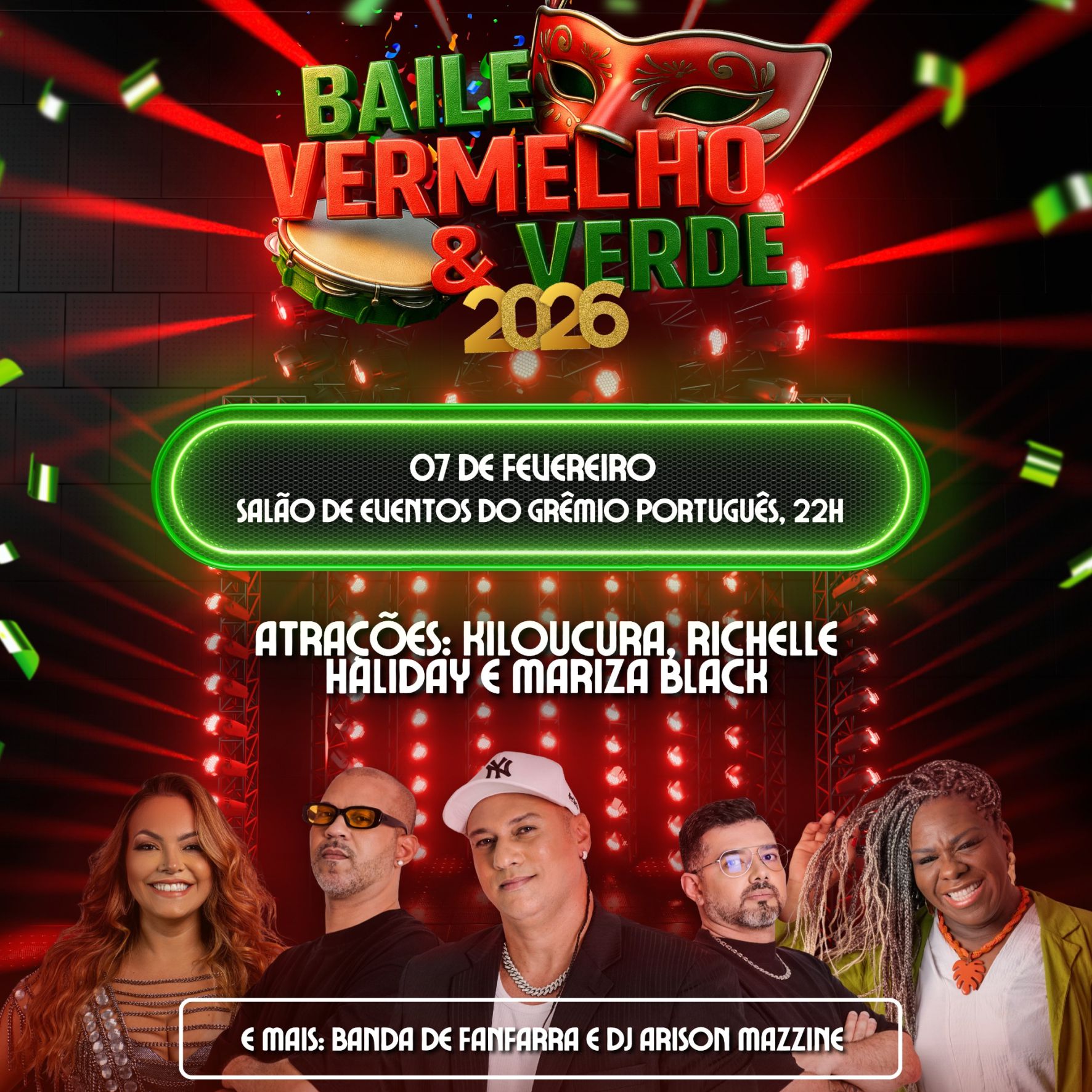 BAILE VERMELHO E VERDE
